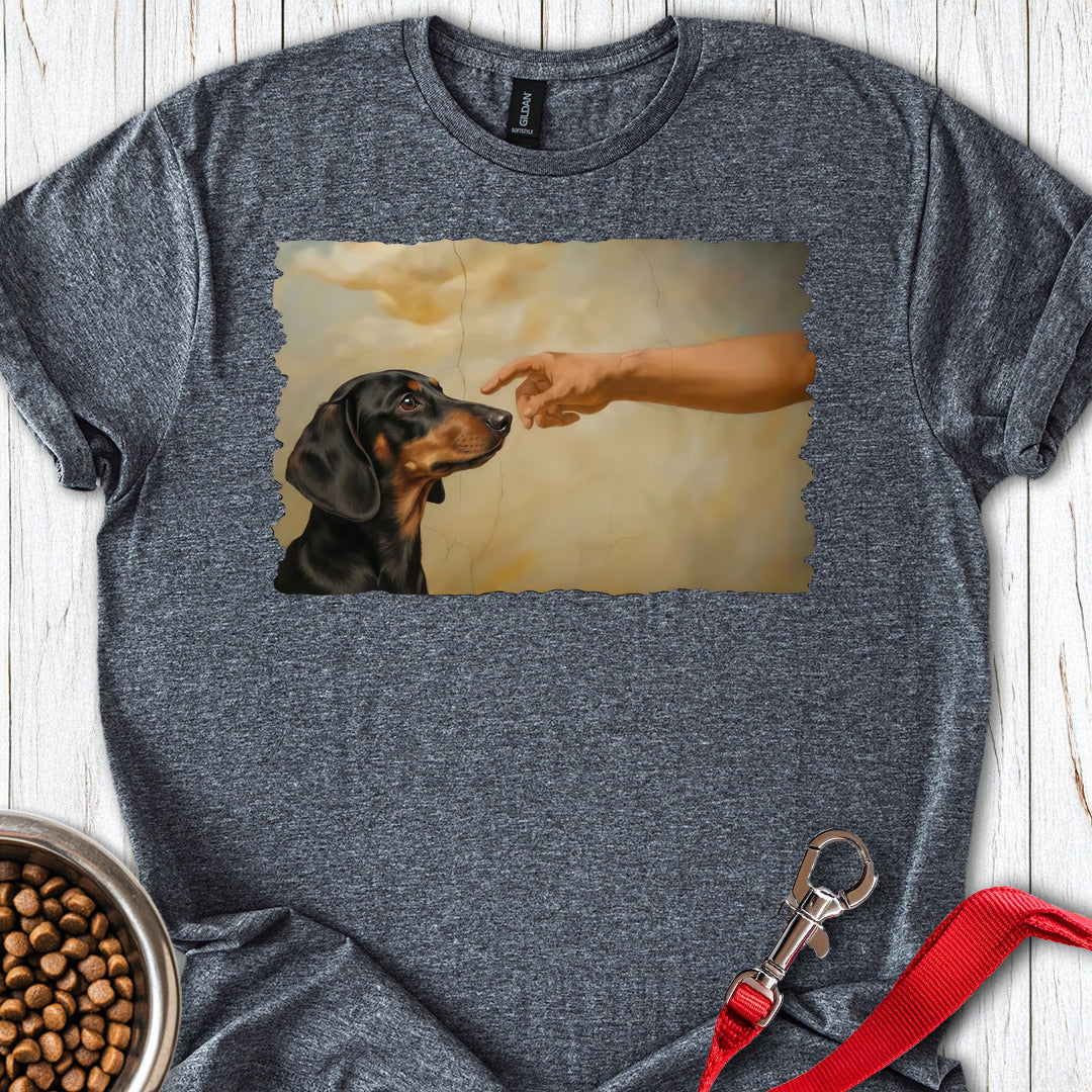 God Creates Dachshund T Shirt Gift For Dog Lover