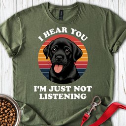 Funny Black Labrador Puppy T Shirt Gift For Dog Lover