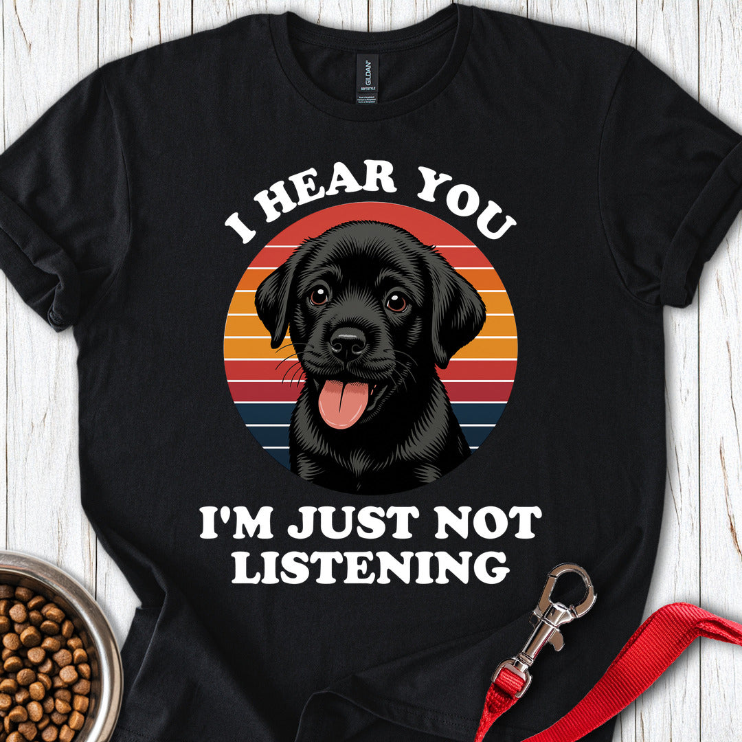 Funny Black Labrador Puppy T Shirt Gift For Dog Lover
