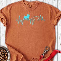 French Bulldog Heartbeat Premium Tee Gift For Dog Lover