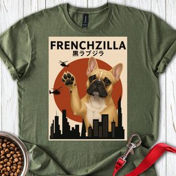 Frenchzilla French Bulldog T Shirt Gift For Dog Lover