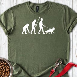 German Shepherd Evolution T Shirt Gift For Dog Lover