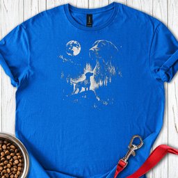 German Shorthaired Pointer Moon T Shirt Gift For Dog Lover