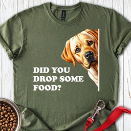 Funny Hungry Labrador T Shirt Gift For Dog Lover