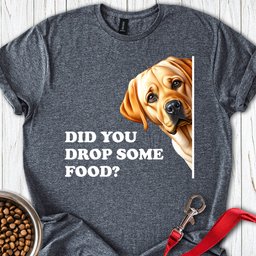 Funny Hungry Labrador T Shirt Gift For Dog Lover
