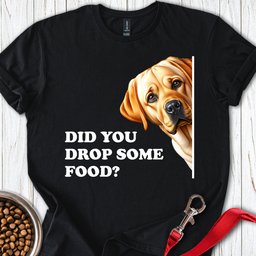 Funny Hungry Labrador T Shirt Gift For Dog Lover