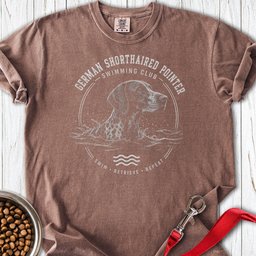 German Shorthaired Pointer Swimming Club Premium Tee Gift For Dog Lover