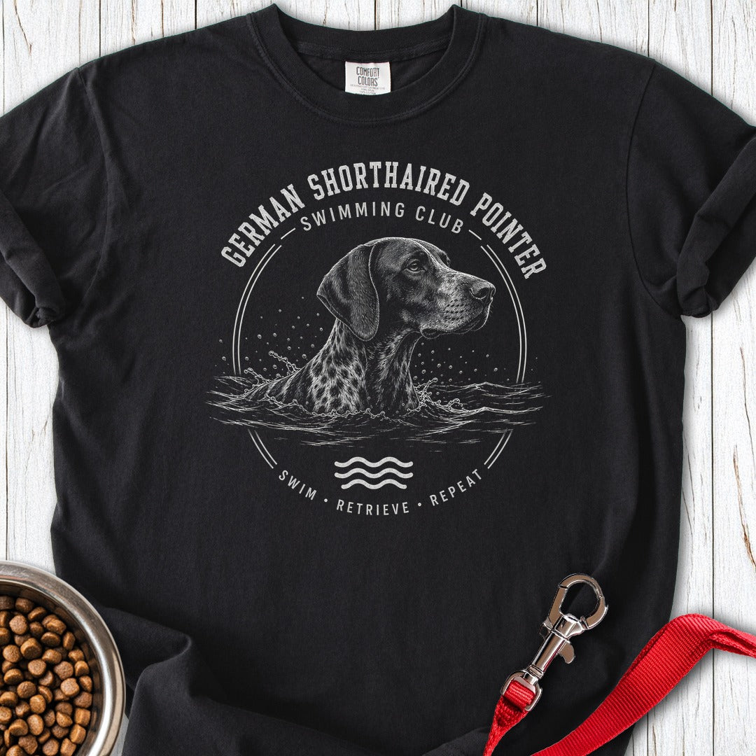 German Shorthaired Pointer Swimming Club Premium Tee Gift For Dog Lover
