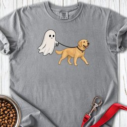 Golden Retriever Ghost Halloween Premium Tee Gift For Dog Lover