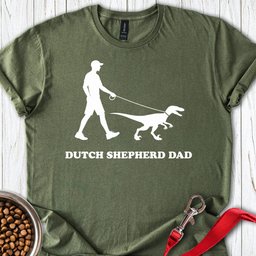 Dutch Shepherd Dad T Shirt Gift For Dad