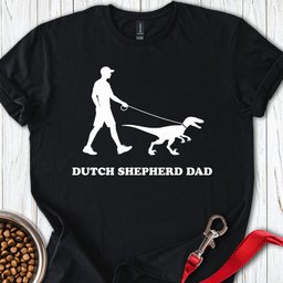 Dutch Shepherd Dad T Shirt Gift For Dad