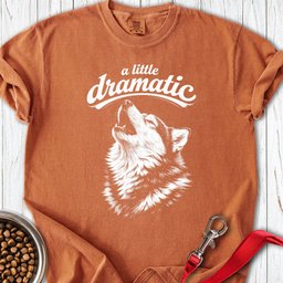 Dramatic Husky Premium Tee Gift For Dog Lover