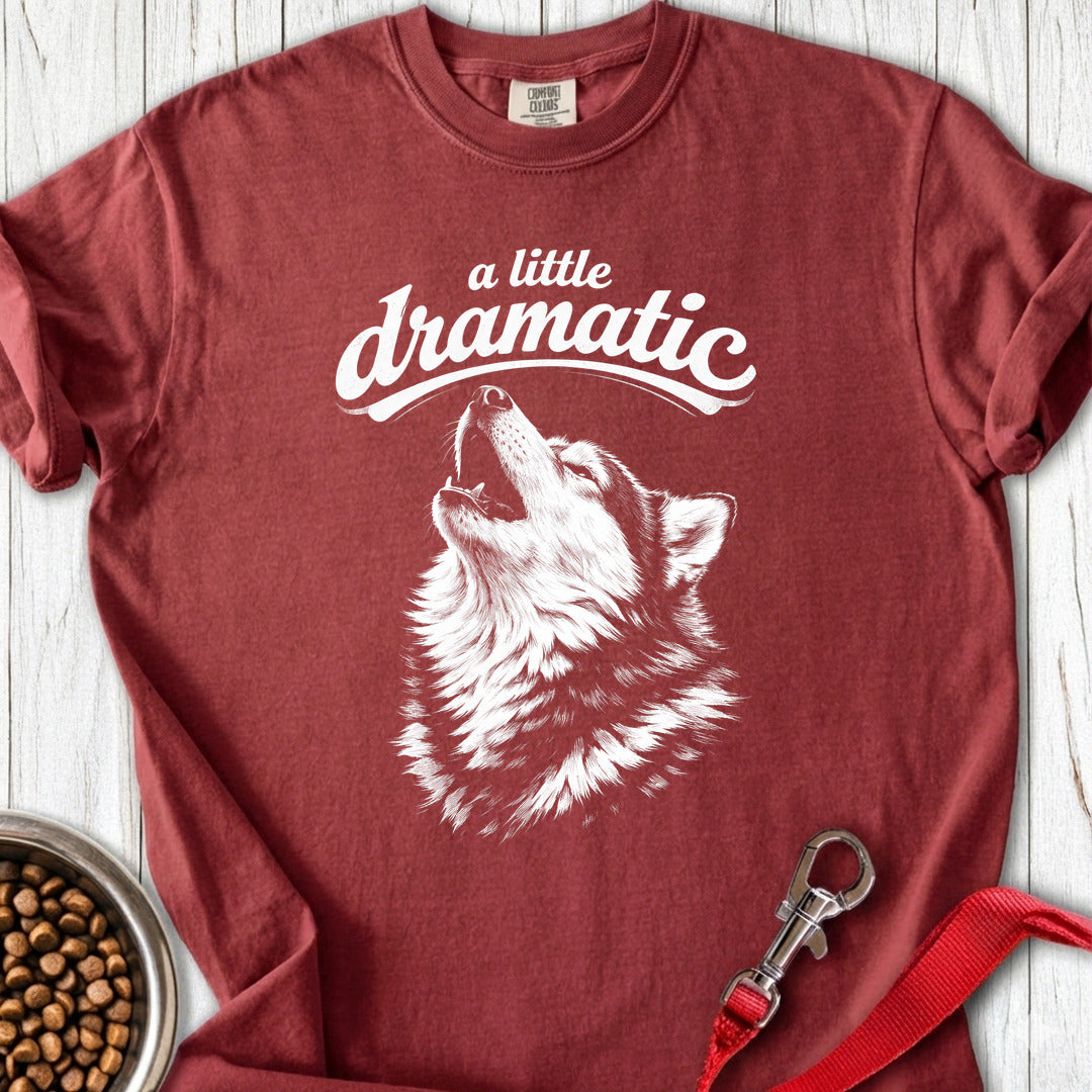 Dramatic Husky Premium Tee Gift For Dog Lover