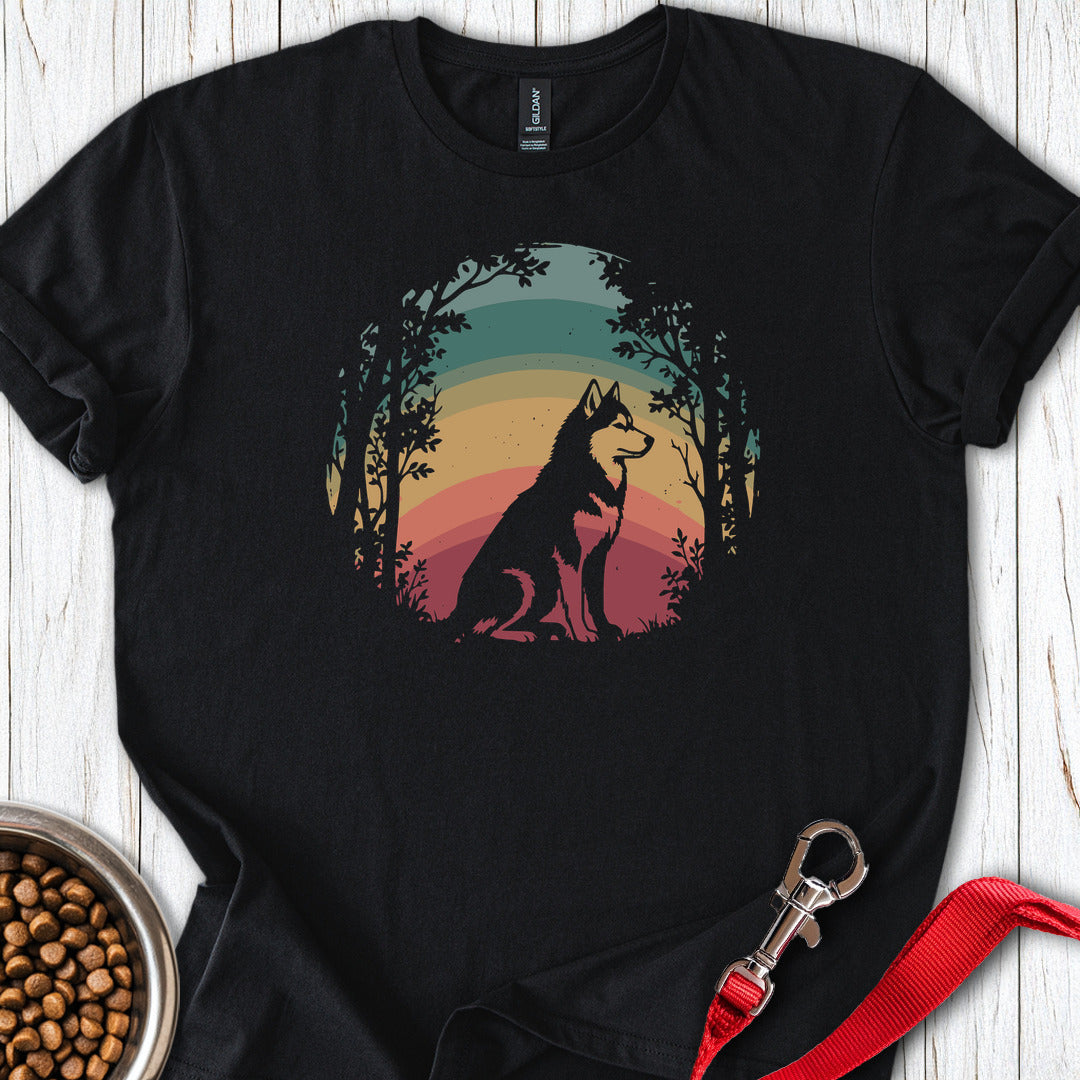 Husky Nature T Shirt Gift For Dog Lover