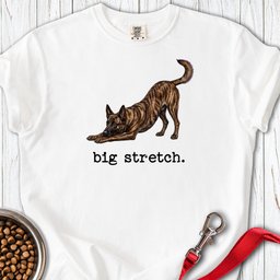 Dutch Shepherd Big Stretch Premium Tee Gift For Dog Lover