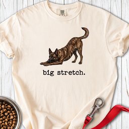 Dutch Shepherd Big Stretch Premium Tee Gift For Dog Lover