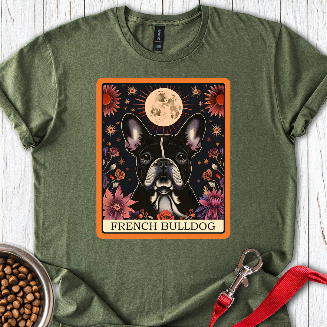 French Bulldog Tarot Card T Shirt Gift For Dog Lover