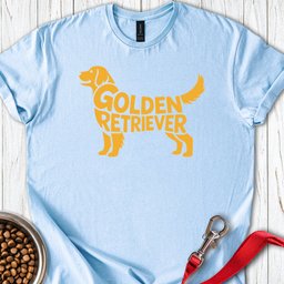 Golden Retriever Retro T Shirt Gift For Dog Lover