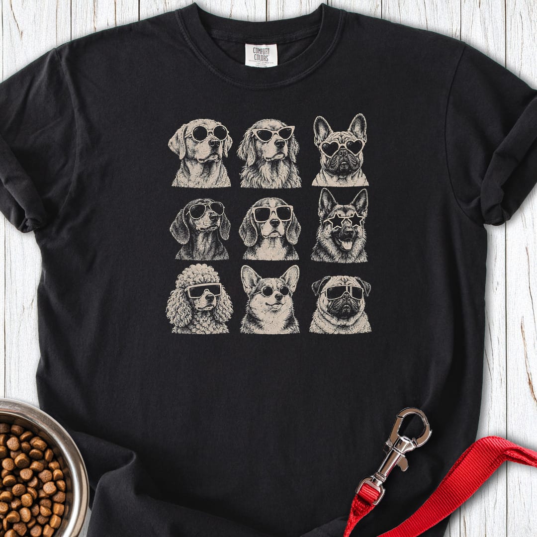Dog Portraits Premium Tee Gift For Dog Lover