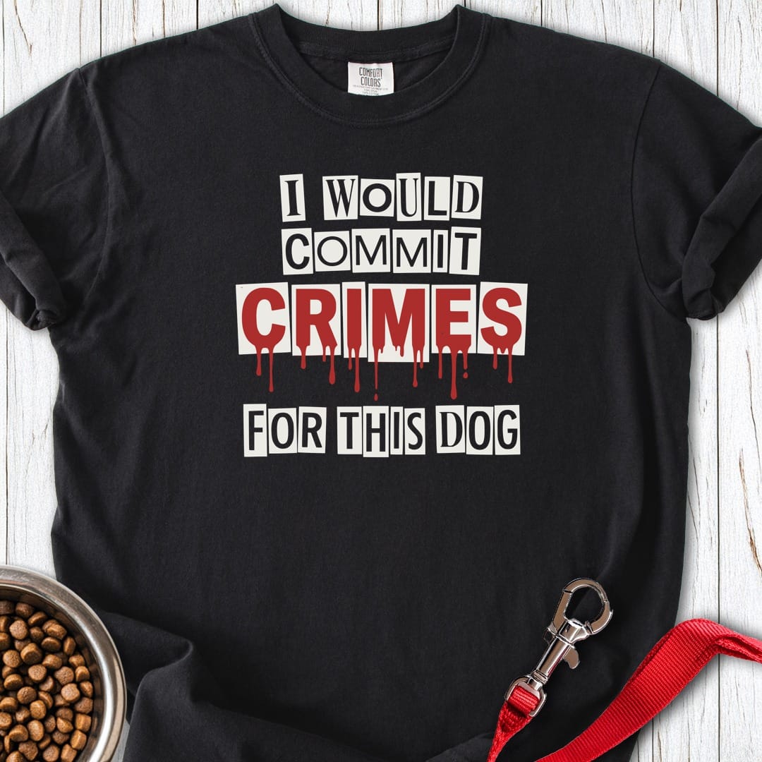 Dog Crimes Premium Tee Gift For Dog Lover