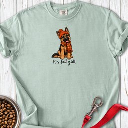 German Shepherd Its Fall Yall Premium Tee Gift For Dog Lover