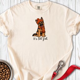 German Shepherd Its Fall Yall Premium Tee Gift For Dog Lover