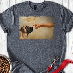 God Creates Fawn Great Dane T Shirt Gift For Dog Lover