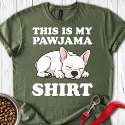 French Bulldog Pajama T Shirt Gift For Dog Lover