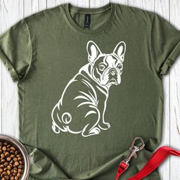 French Bulldog Graphic T Shirt Gift For Dog Lover