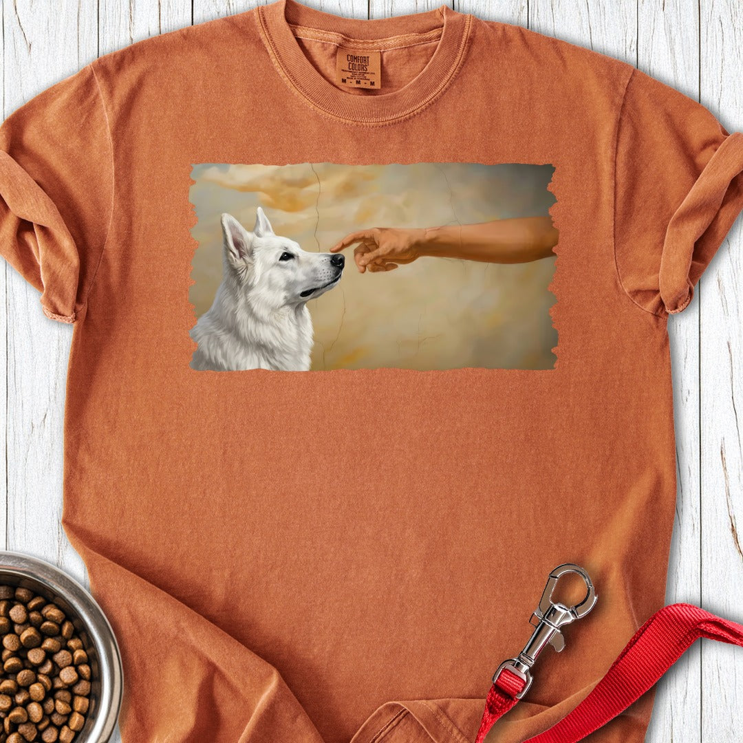 God Creates Berger Blanc Suisse Premium Tee Gift For Dog Lover
