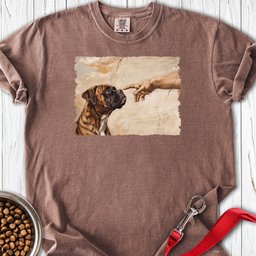 God Creates Brindle Boxer Premium Tee Gift For Dog Lover