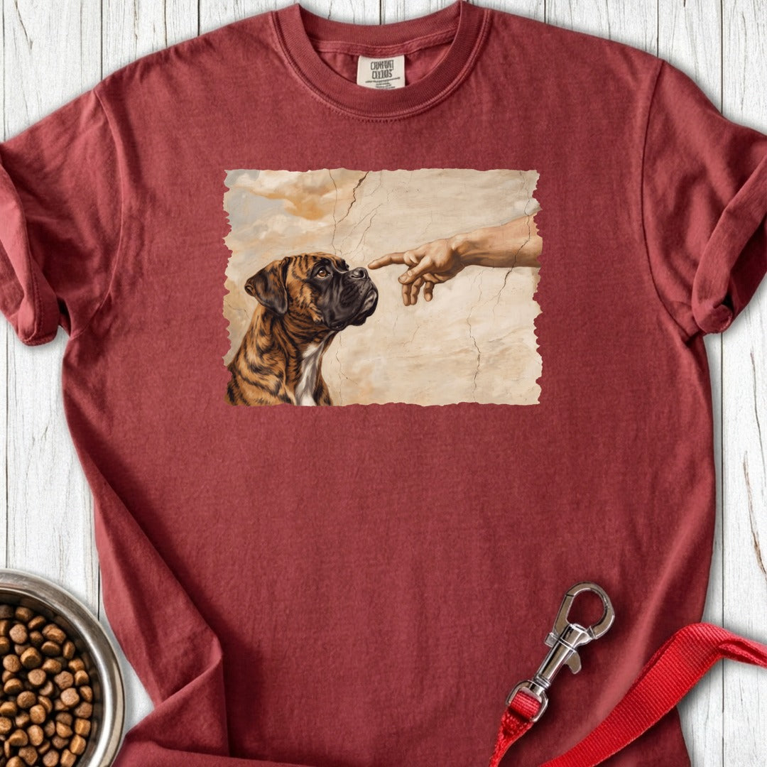God Creates Brindle Boxer Premium Tee Gift For Dog Lover