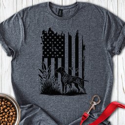 German Shorthaired Pointer Hunter USA T Shirt Gift For Dog Lover