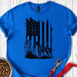 German Shorthaired Pointer Hunter USA T Shirt Gift For Dog Lover