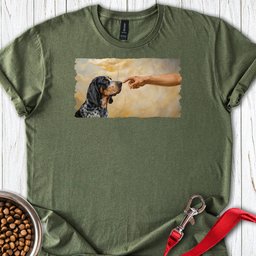 God Creates Bluetick Coonhound T Shirt Gift For Dog Lover