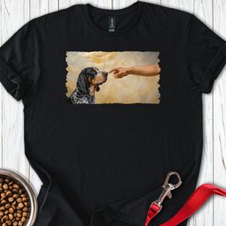 God Creates Bluetick Coonhound T Shirt Gift For Dog Lover
