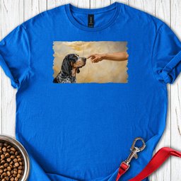 God Creates Bluetick Coonhound T Shirt Gift For Dog Lover