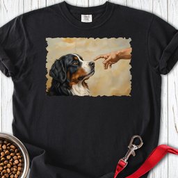 God Creates Bernese Mountain Dog Premium Tee Gift For Dog Lover