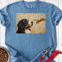 God Creates Bernese Mountain Dog Premium Tee Gift For Dog Lover