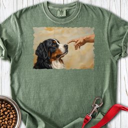 God Creates Bernese Mountain Dog Premium Tee Gift For Dog Lover