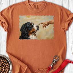 God Creates Bernese Mountain Dog Premium Tee Gift For Dog Lover