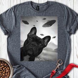 French Bulldog Ufo T Shirt Gift For Dog Lover