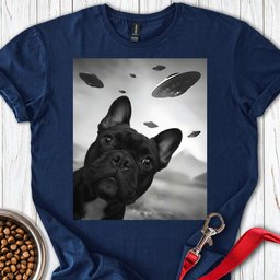 French Bulldog Ufo T Shirt Gift For Dog Lover