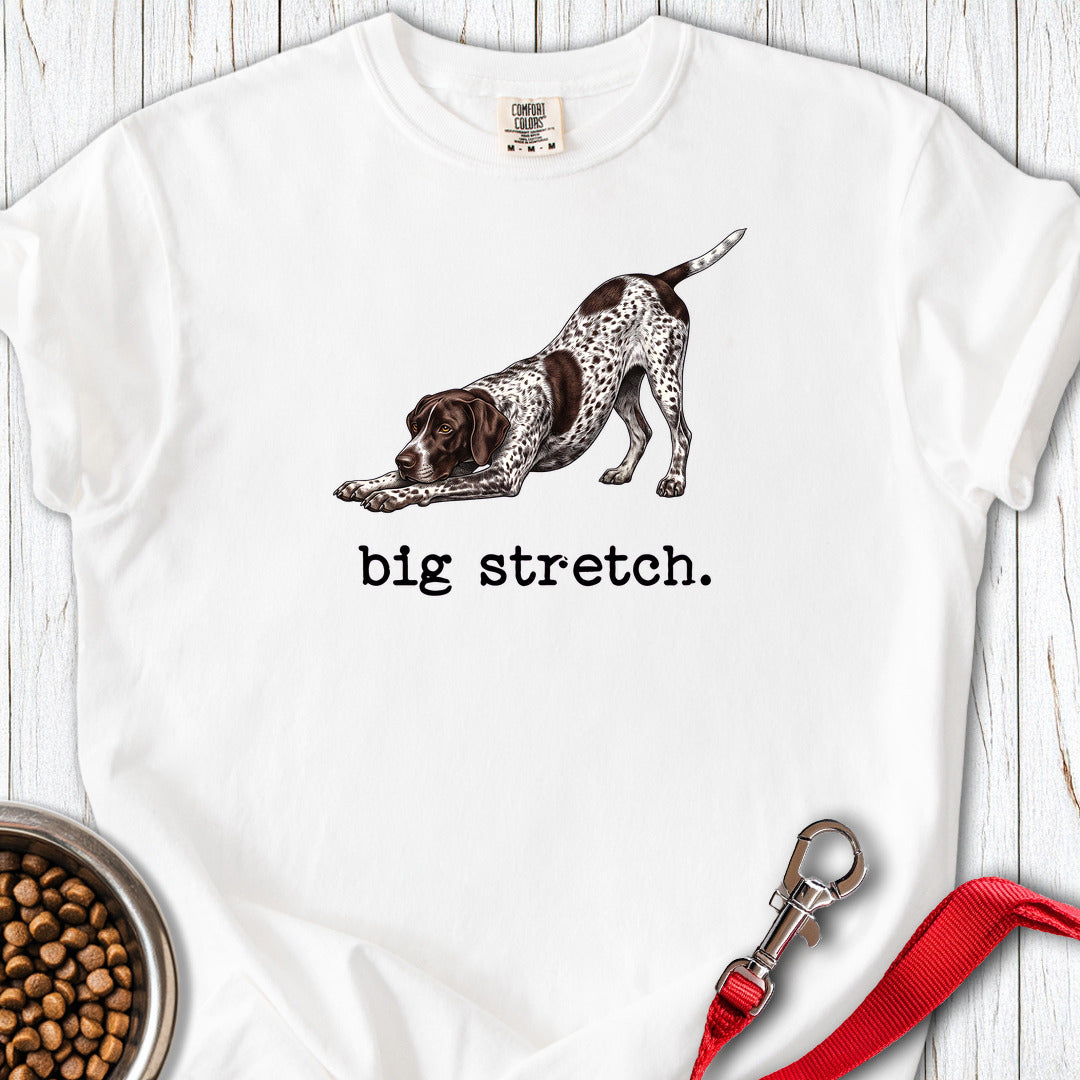 German Shorthaired Pointer Big Stretch Premium Tee Gift For Dog Lover