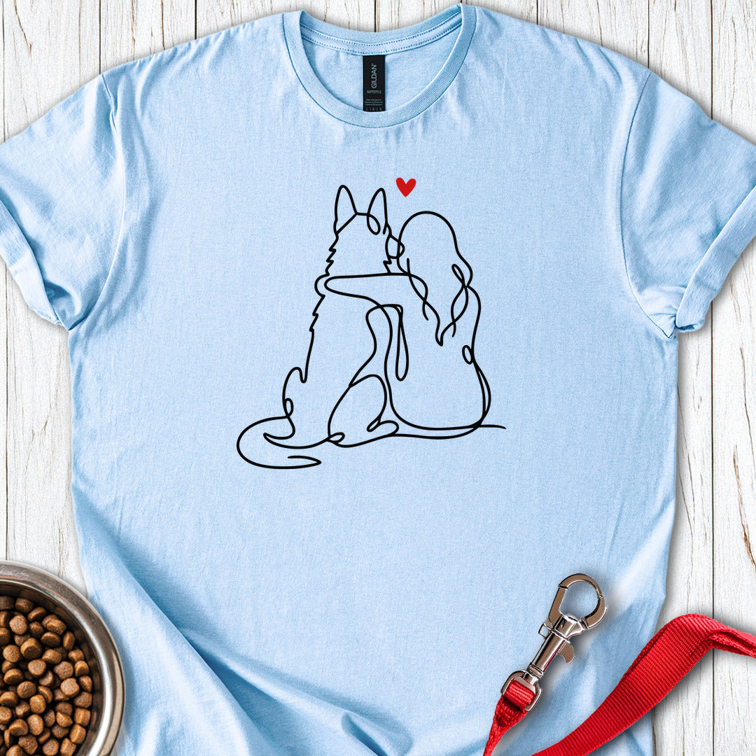 German Shepherd Lover T Shirt Gift For Dog Lover