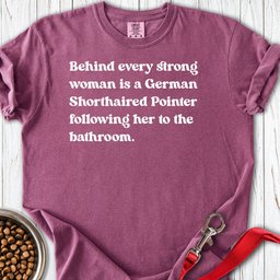 German Shorthaired Pointer Strong Woman Premium Tee Gift For Women