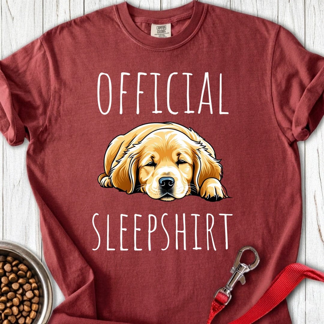 Golden Retriever Sleepshirt Premium Tee Gift For Dog Lover