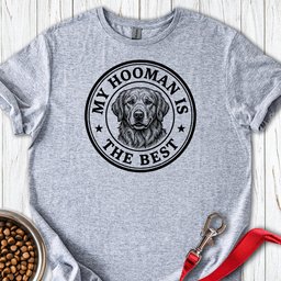 Golden Retriever My Hooman T Shirt Gift For Dog Lover