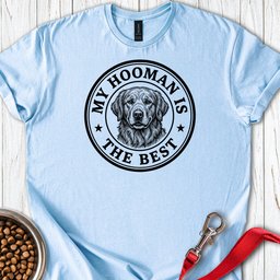 Golden Retriever My Hooman T Shirt Gift For Dog Lover