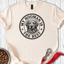 Golden Retriever My Hooman T Shirt Gift For Dog Lover